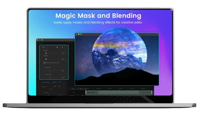 Blending mode feature of PowerDirector MOD APK For PC